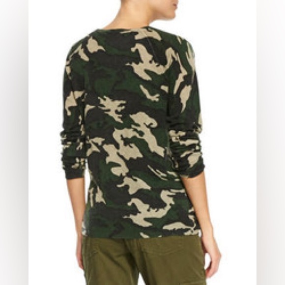 Zadig & Voltaire
Cashmere Camo Print Raglan Sweater (T1) - Picture 2 of 6